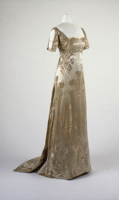 Evening Gown By Gustave Beer Late Antique French Edwardian