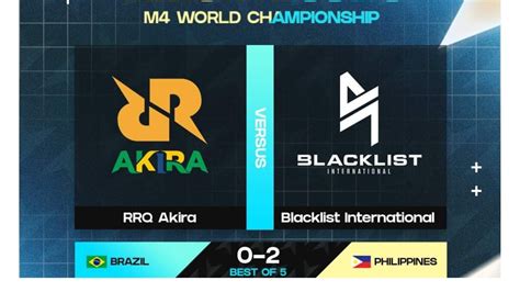 Blacklist International Vs RRQ Akira Game 2 M4 Knockout Stage Day 2