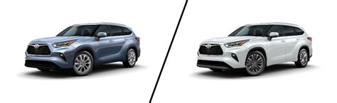 Toyota Highlander Limited Vs Platinum Compare Differences