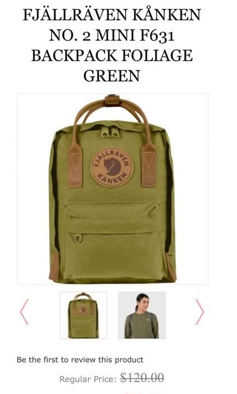 Fjallraven Kanken No Mini Foliage Green Fesyen Pria Tas Dompet