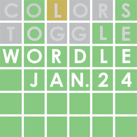 Wordle: January 24 – HiLite