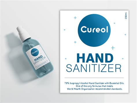 Hand Sanitizer Spray Package Design On Behance