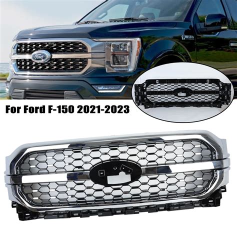 Front Bumper Grill Mesh For Ford F150 2021 2022 2023 Raptor Grills Pickup Racing Grille Net