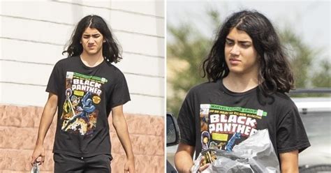 Michael Jacksons Son Blanket Makes Rare Appearance As He Steps Out In