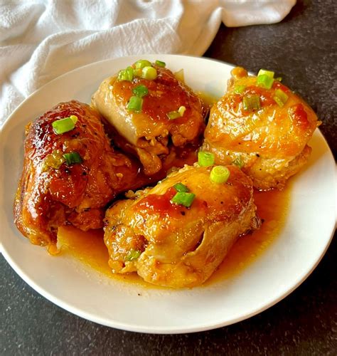 Slow Cooker Apricot Chicken - The Menu Maid