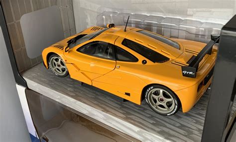 Mclaren F Gtr Short Tail In Orange Papaya Scale Model From