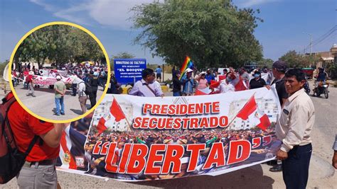 Piura Ronderos Marchan Por La Libertad De Pedro Castillo El Piurano