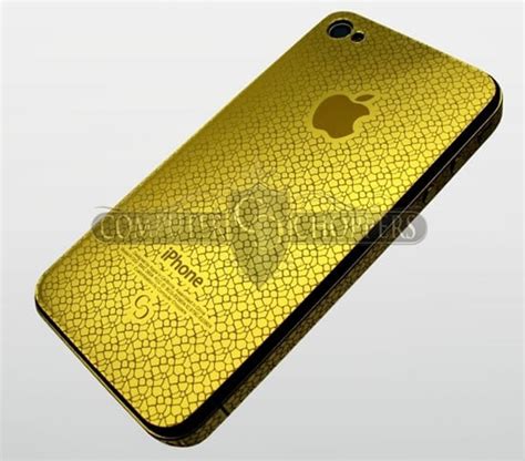 24 carat Gold iPhone 4 models with customized graphics - Luxurylaunches