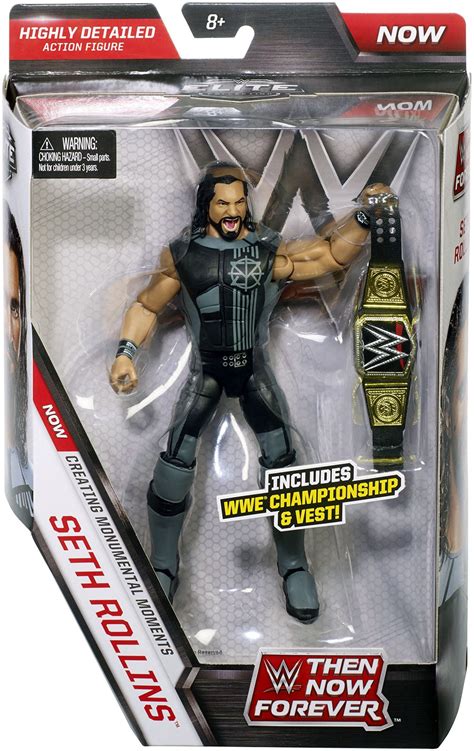 Wwe Seth Rollins Then Now Forever Elite Toy Wrestling Action Figure Exclusive Artofit