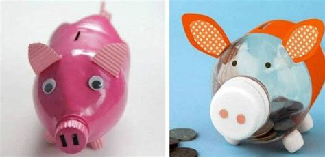 Fun Piggy Bank Made From Used Soda Bottles In 7 Steps