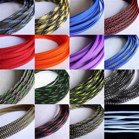 M Mm Pet Expandable Braided Cable Sleeve Wire Protecting Nylon