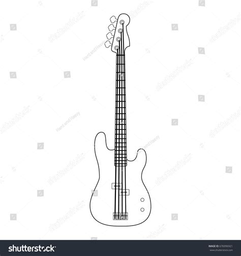 Bass Player Silhouette