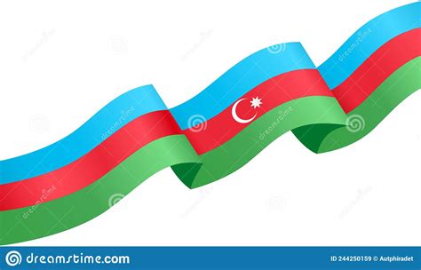 Onda De Bandera Azerbaiyana Aislada En Png O S Mbolo De Fondo