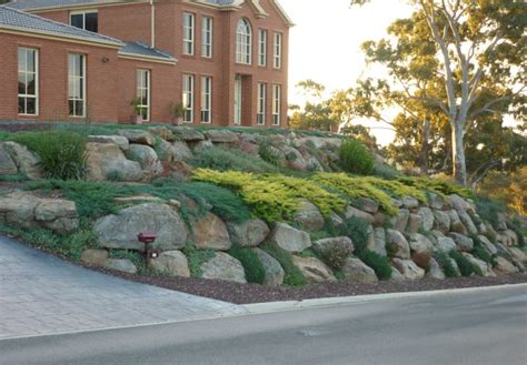 Rock Walls Adelaide Moss Rock Retaining Wall Industries