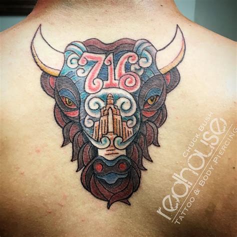 Chuck Bush | Austin chose this 716 Buffalo tattoo design from...