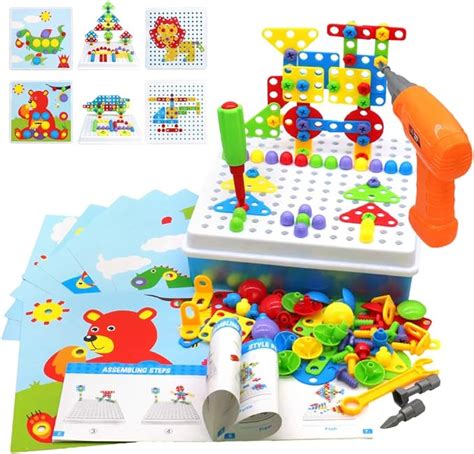 Akokie Costruzioni Per Bambini Puzzle Chiodini Bambini Con Trapano