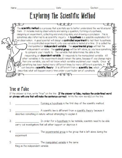 Scientific Method - 99+ Examples, Format, How to Use, PDF