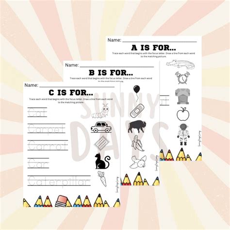 ABC Worksheet, Preschool Worksheets, Preschool Alphabet Worksheets ...