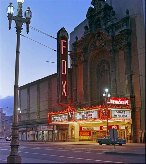 Closed Fox Theater San Francisco 1963 San Francisco Theater