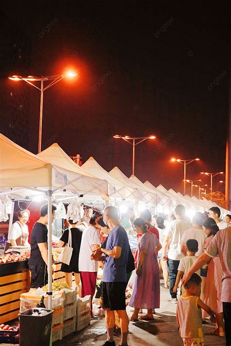 Background Pasar Malam Kota Penghalang Ekonomi Malam Pandangan Penghalang Jalan Bangunan