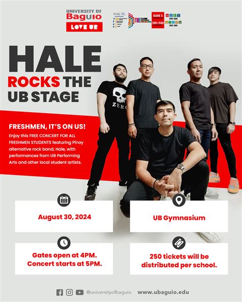 UB Feature: Hale Takes the UB Stage – University of Baguio || It's all ...