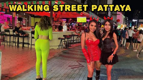 Pattaya Today Pattaya Walking Street 4k Walking Tour Pattaya