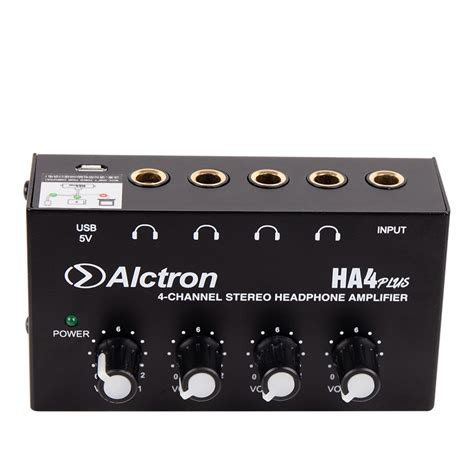 Alctron HA4 PLUS Amplificador de Audífonos Blupoint Music