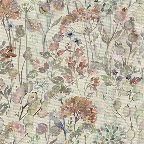 Country Hedgerow Dusk Cream Fabric By Voyage Decoration Britannia Rose