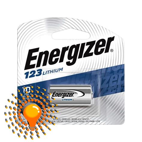 Pila Lithium Energizer Cr123 C1 Solindec Sas