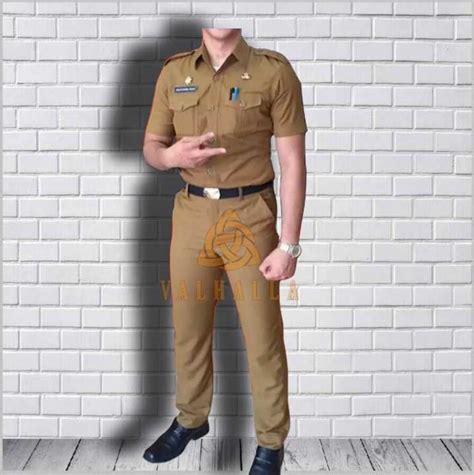 Seragam Pns Khaki Tua Lengan Pendek Pdh Lazada Indonesia