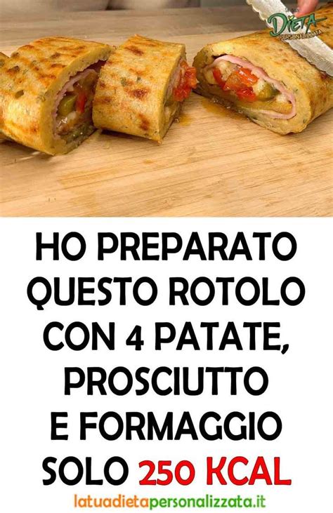 Ho Preparato Questo Rotolo Con Patate Poi L Ho Farcito Con Prosciutto