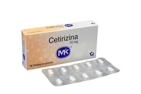 Tecnoquimicas Cetirizina Mk Mg Tabletas Recubiertas X