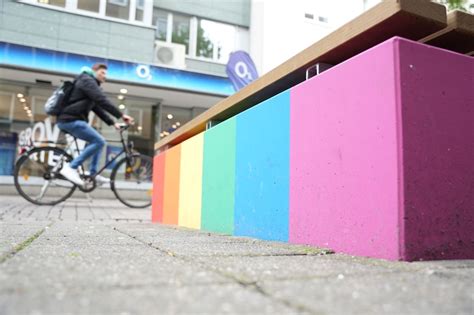 Münster Mit Regenbogenfarben Gegen Diskriminierung