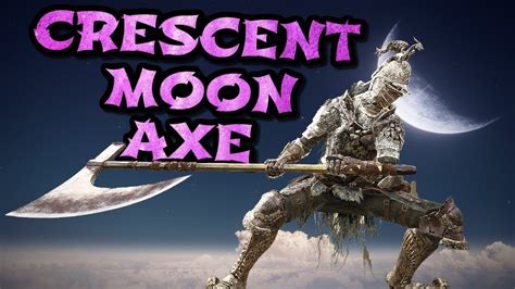 Elden Ring Crescent Moon Axe Weapon Showcase Ep 116 YouTube