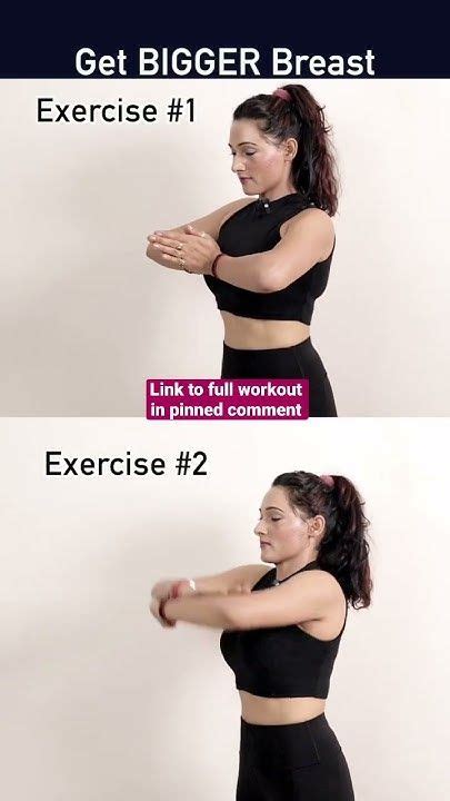 Easy Exercises To Increase Breast Size Naturally In 2024 Breast Workout Breast Growth Tips