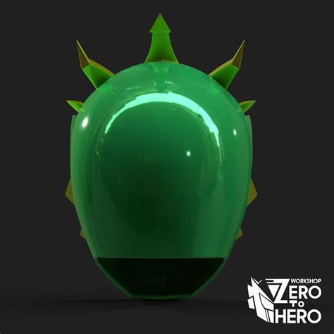 Power Ranger Drakkon Green Ranger Helmet 3d Model 3d Printable Cgtrader