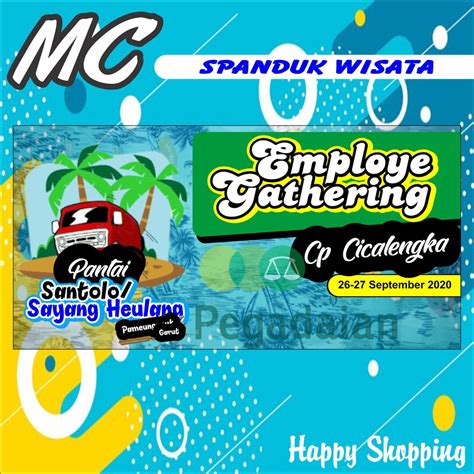 Jual Spanduk Wisata Tour Shopee Indonesia