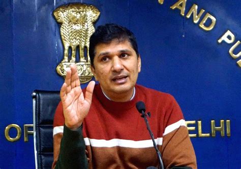 New Delhi Delhi Health Minister Saurabh Bhardwaj Addresses A Press Conference At Delhi Secretariat