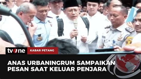 Momen Anas Urbaningrum Bebas Dari Lapas Sukamiskin Kabar Petang Tvone