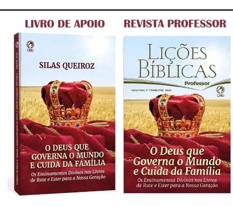 Lições Bíblicas Adulto Professor Cpad Livro De Apoio Atual MercadoLivre