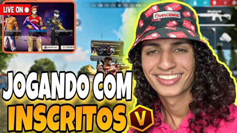 🔴 Free Fire Ao Vivo 🔴 Jogando Com Inscritos 💚 Vice Online Na Madrugada💚