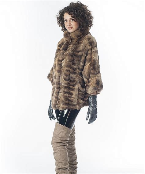 Sable Fur Sections Jacket – Imperia Furs