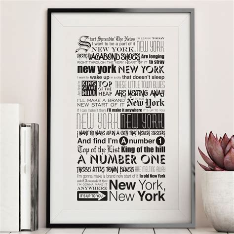 Frank Sinatra Lyrics - Etsy