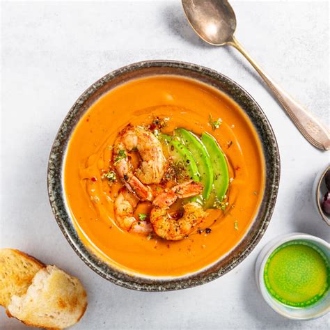 Salmorejo Con Gambas Receta JUST SPICES