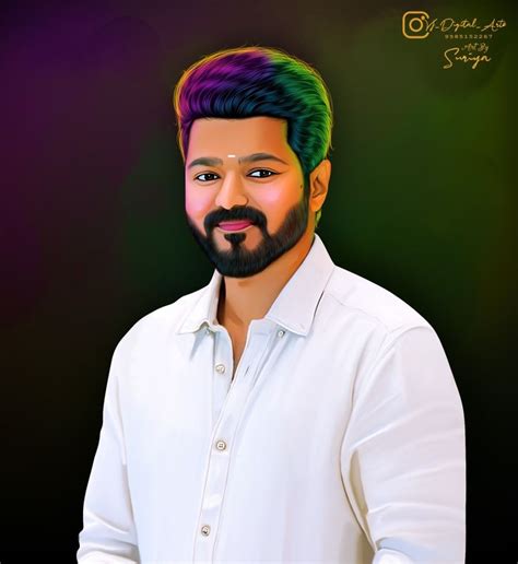 Leo Thalapathy Vijay New Look Lcu Thalapathy Vj Art S Vj Digital Arts