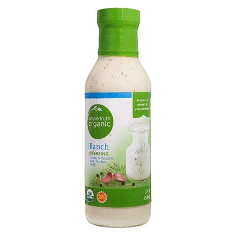 Simple Truth Organic Ranch Dressing 12 Fl Oz Vitacost