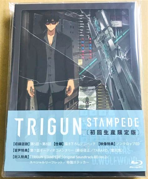 TRIGUN STAMPEDE Vol 2 First Limited Edition Blu Ray Soundtrack CD