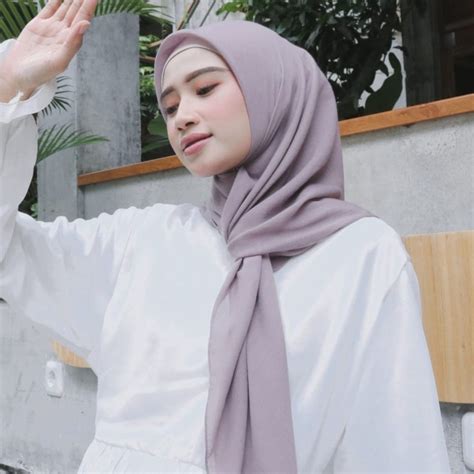 Jual Hazel Voal Basic Square Hijab Segiempat Kerudung Premium By