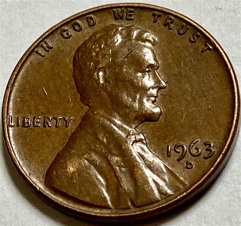 1963 D Lincoln Memorial Cent Small Cents For Sale Buy Now Online