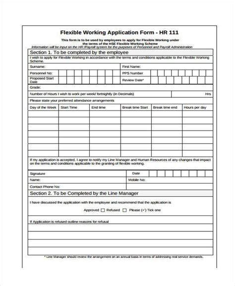 Free 43 Sample Hr Forms In Pdf Excel Ms Word